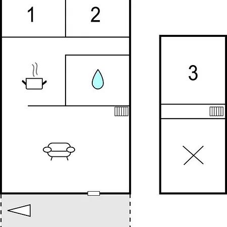 Two-bedroom In Hvide Sande